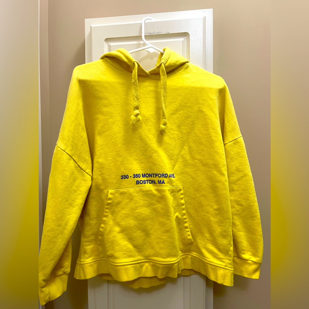 Pull & Bear Canary Pullover Hoodie